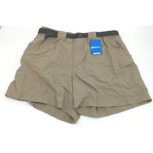Columbia Women's Sandy River 6" Cargo Shorts Tusk Size 1X
